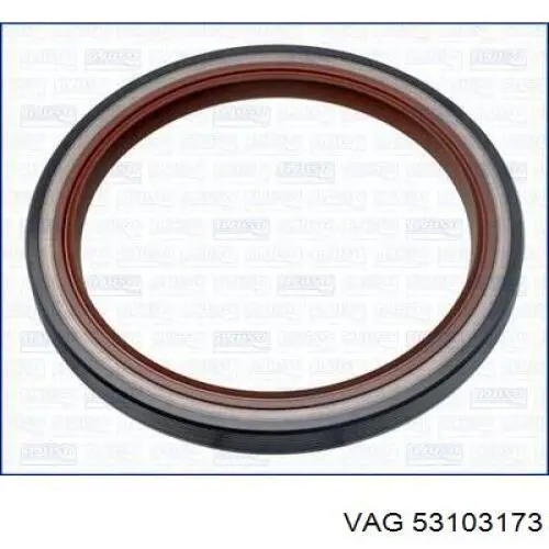 Сальник колінвала двигуна, задній VAG 53103173 ціна, від 19.00 USD