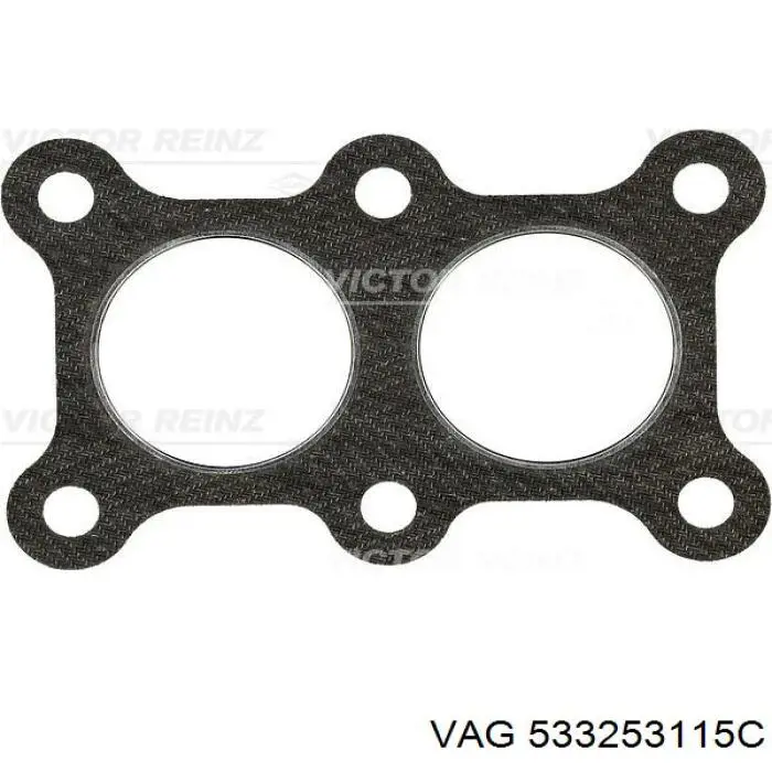 Прокладка прийомної труби глушника VAG 533253115C ціна, від 2.31 USD