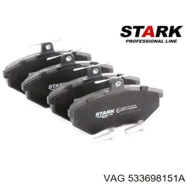 Купити 533698151A VAG Колодки гальмівні передні, дискові