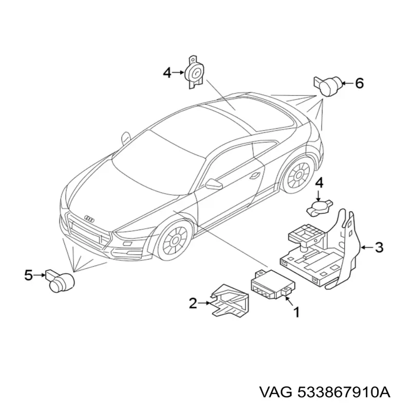  VAG 533867910A ціна, від 7.07 USD