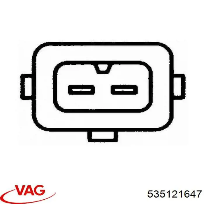 Водяний патрубок VAG 535121647