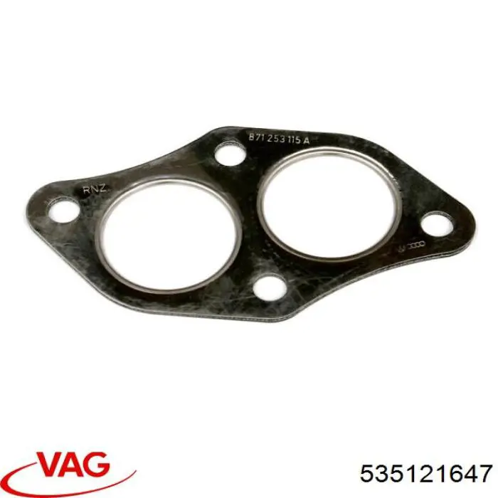 Фланець системи охолодження (трійник) 535121647 VAG