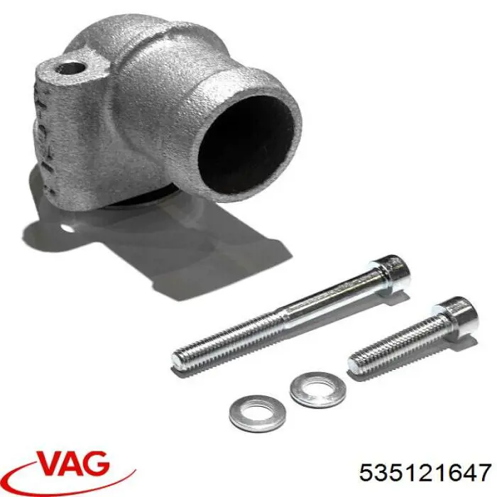 Фланець системи охолодження (трійник) VAG 535121647 ціна, від 7.05 USD