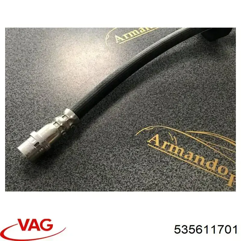 535611701 VAG Гнучка гальмівна трубка передня