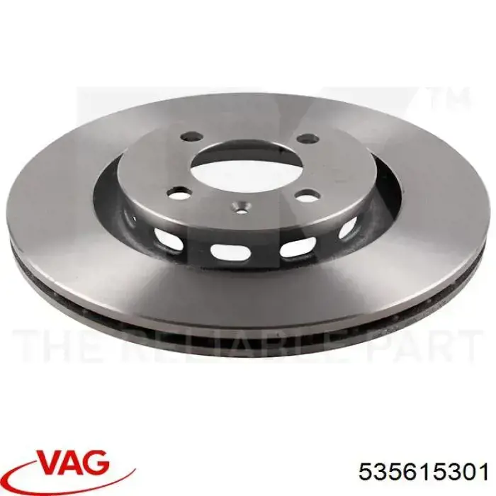535615301 VAG диск гальмівний передній