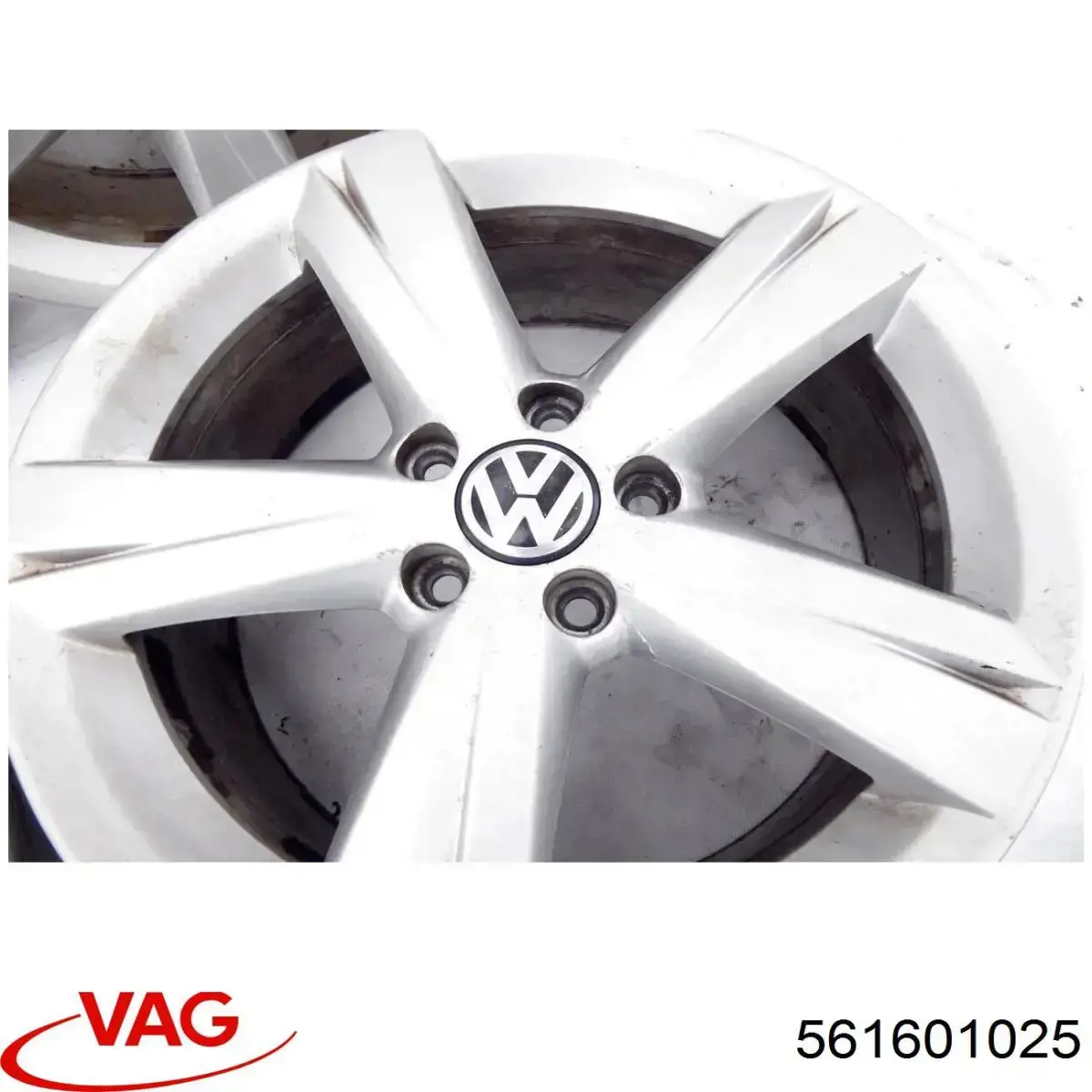 Диски колісні литі (легкосплавні, титанові) 561601025 VAG