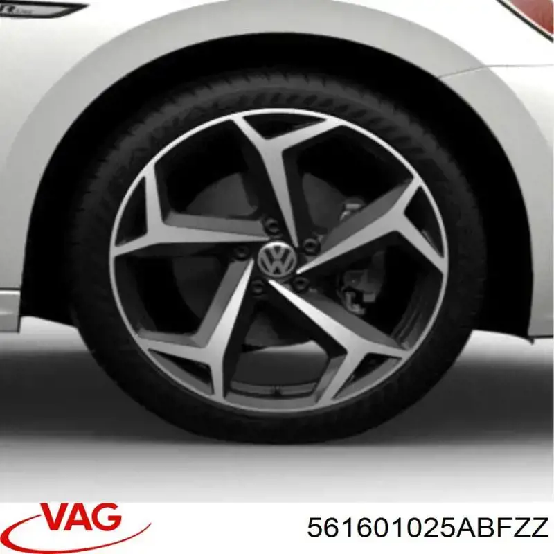 Диски колісні литі (легкосплавні, титанові) VAG 561601025ABFZZ ціна, від 1519.89 USD