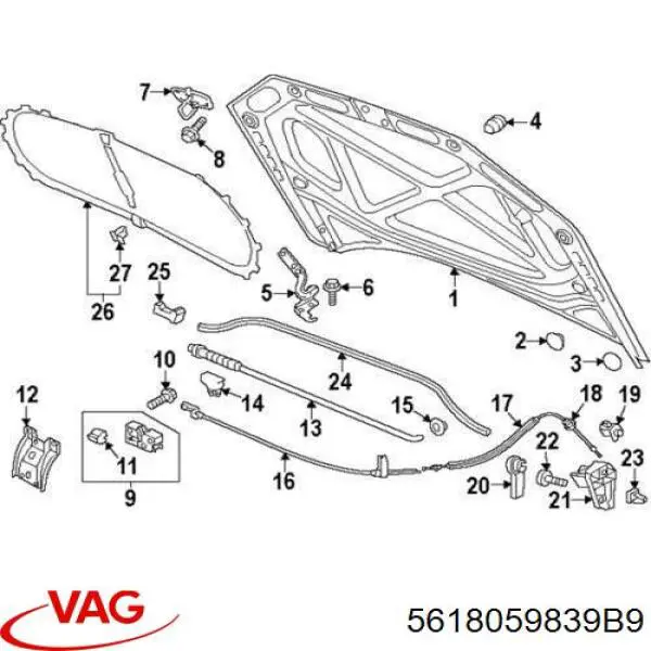 5618059839B9 VAG 