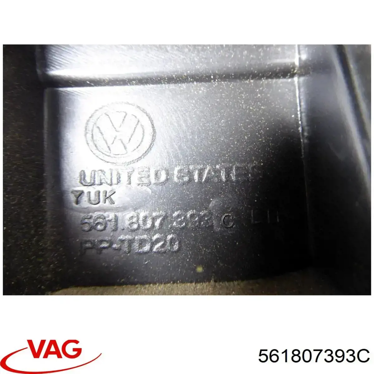 Лівий кронштейн заднього бампера VAG 561807393C ціна, від 13.58 USD