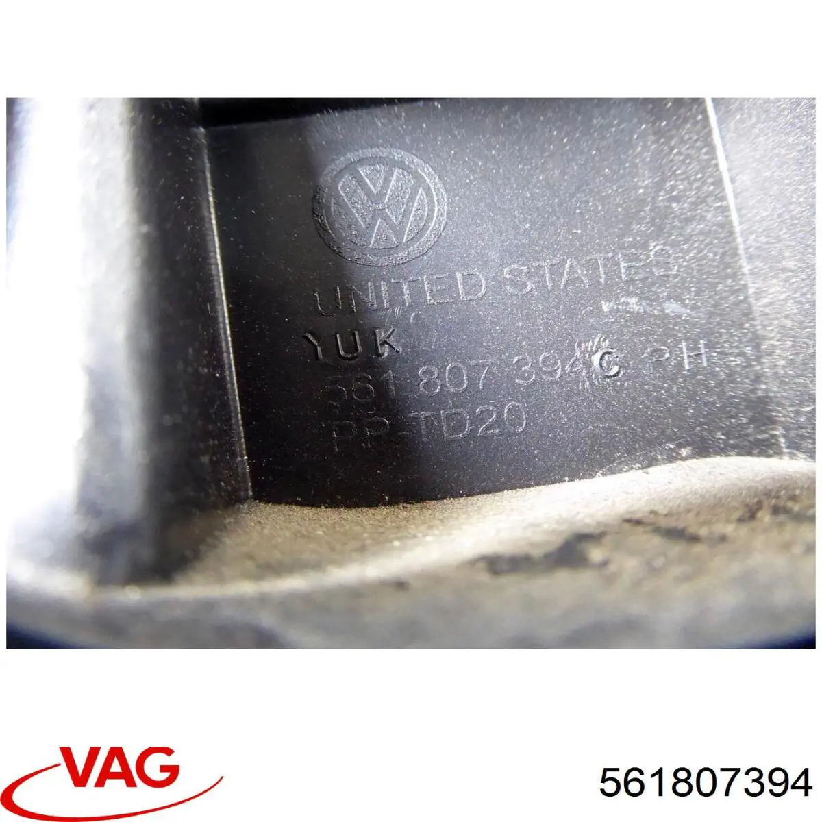 Купити 561807394 VAG Кронштейн бампера заднього, правий