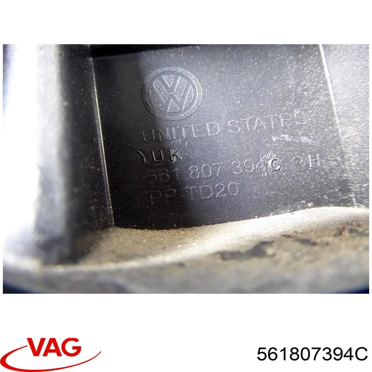 Купити 561807394B VAG Кронштейн бампера заднього, правий