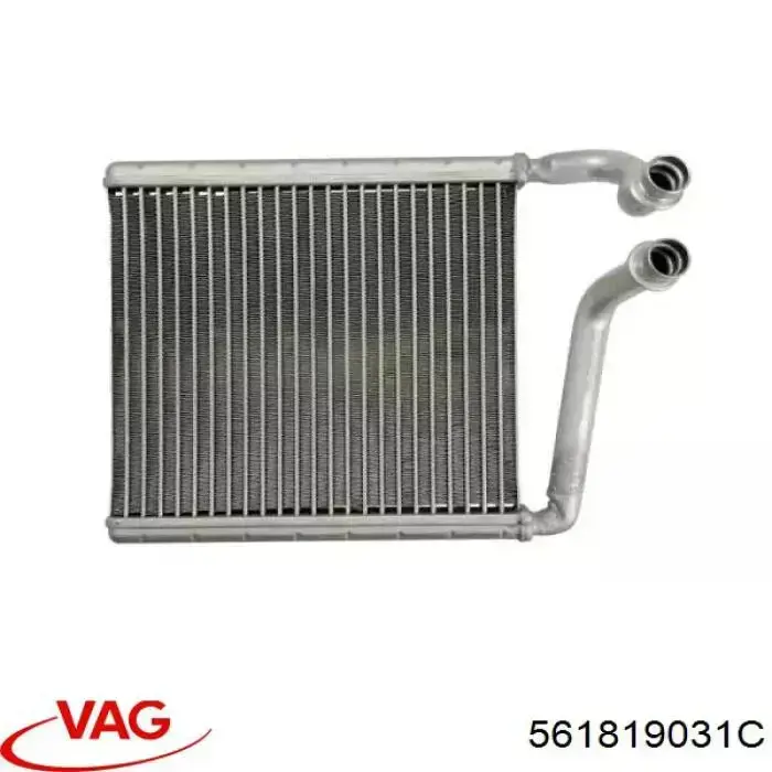 Радіатор пічки (обігрівача) VAG 561819031C ціна, від 16.47 USD
