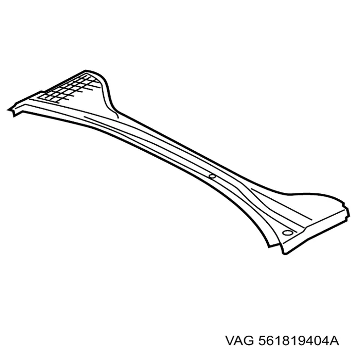 Водостік лобового скла, жабо VAG 561819404A ціна, від 38.01 USD