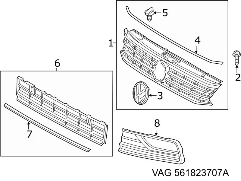  VAG 561823707 ціна, від 10.12 USD