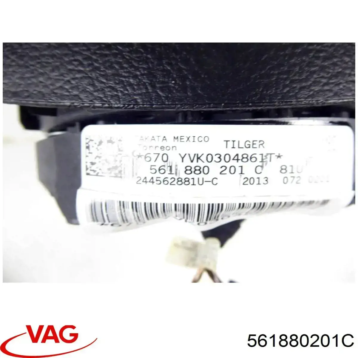 561880201C VAG Подушка безпеки, водійська, AIRBAG