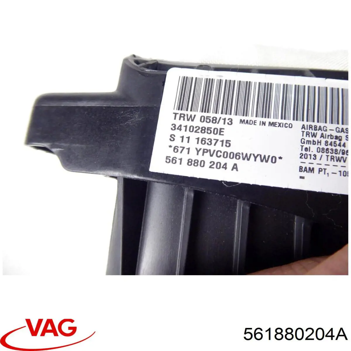 Подушка безпеки пасажира VAG 561880204A ціна, від 25.40 USD