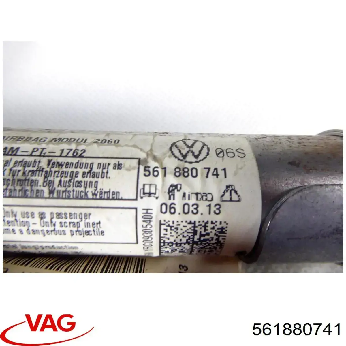 Купити 561880741 VAG Подушка безпеки, шторка бічна, ліва, AIRBAG