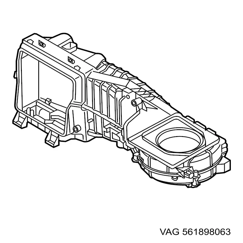 Корпус печі в зборі VAG 561898063 ціна, від 22.57 USD