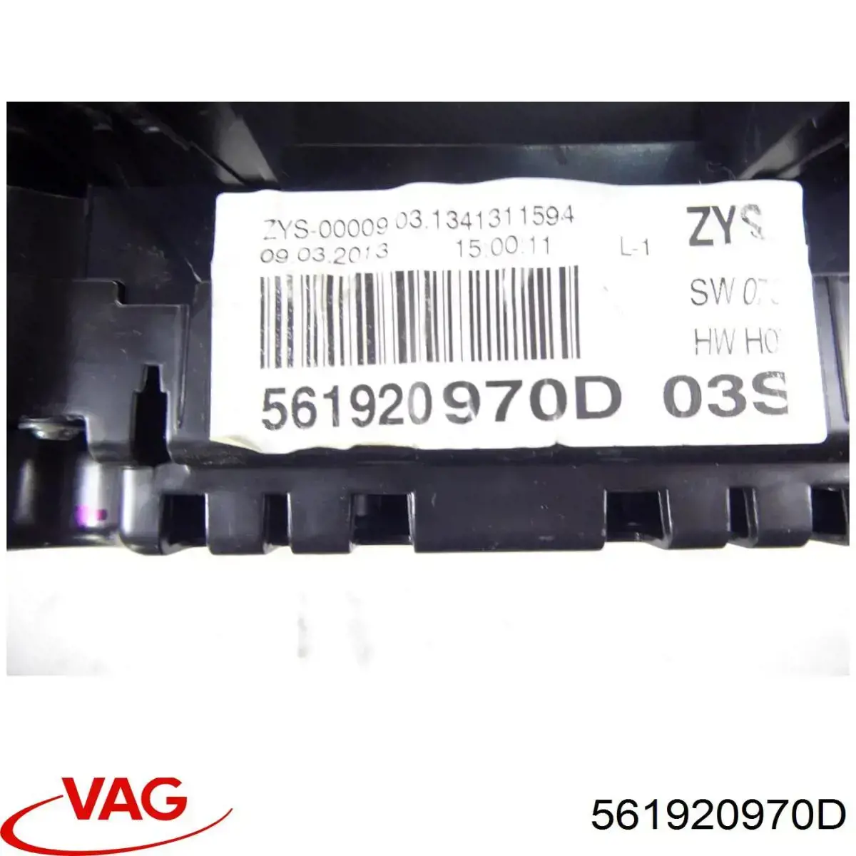 561920970D VAG Щиток приладів додатковий