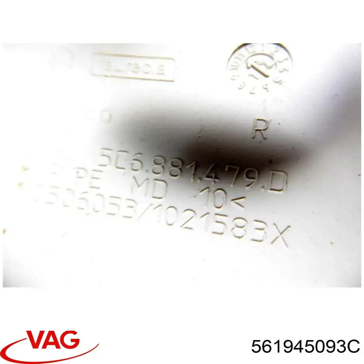 Ліхтар задній лівий, внутрішній 561945093C VAG