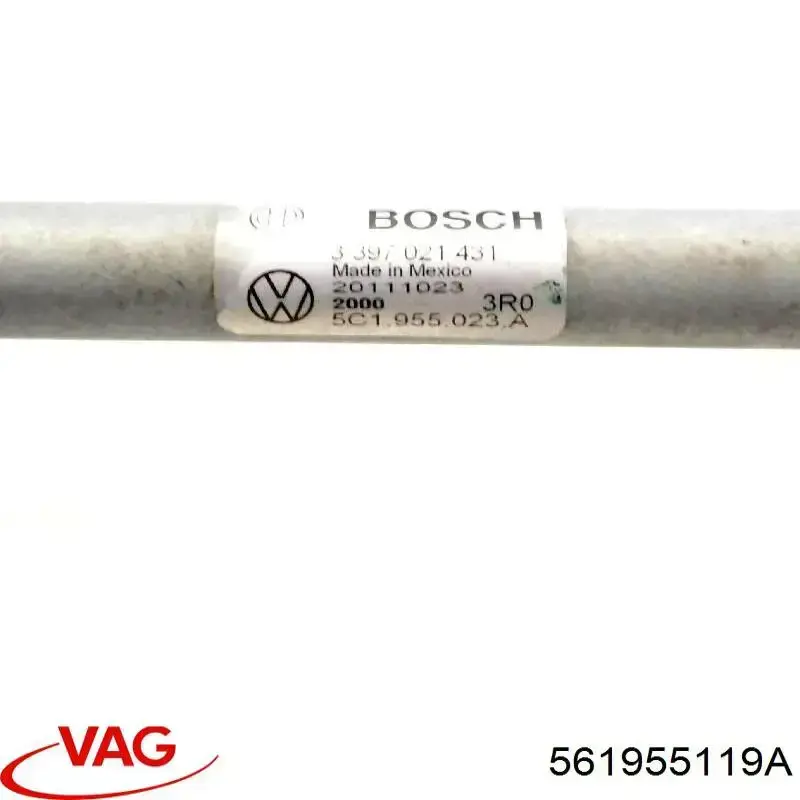 Мотор склоочисника скла (трапеції) VAG 561955119A