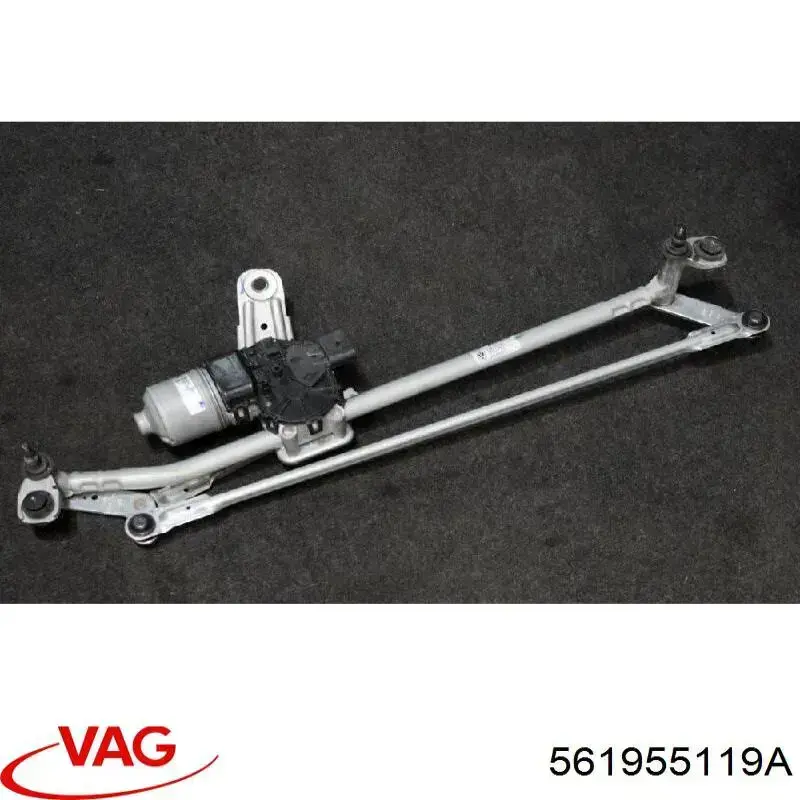 Двигун склоочисника лобового скла (трапеції) 561955119A VAG