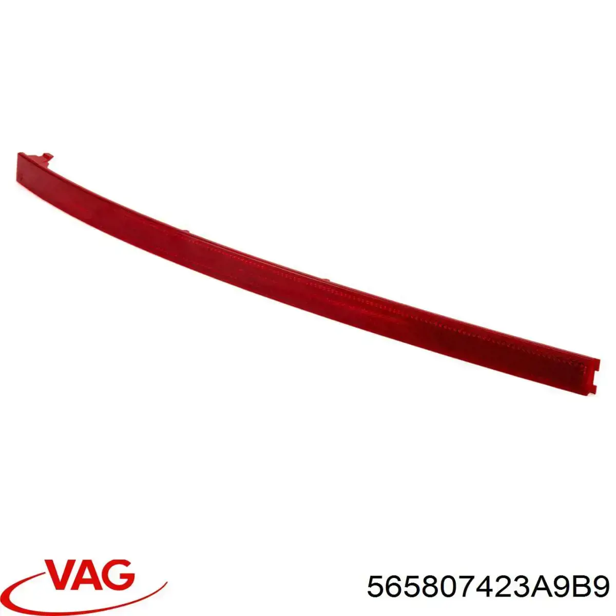 565807423A9B9 VAG Накладка бампера переднього