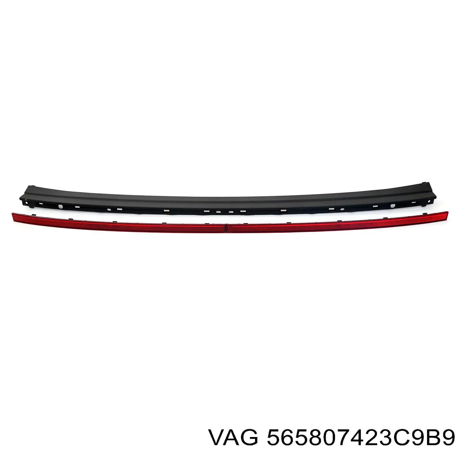 565807423C9B9 VAG Переднє ікло бампера
