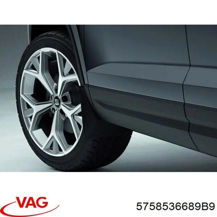 Решітка радіатора 5758536689B9 VAG