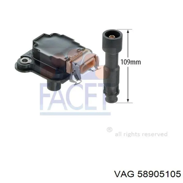 Котушка запалювання VAG 58905105 ціна, від 28.19 USD