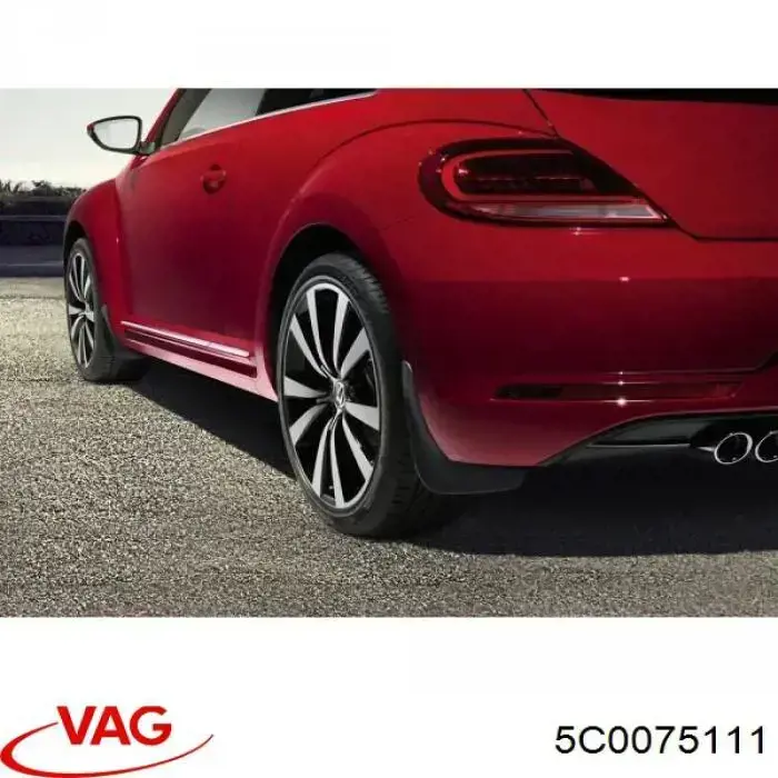 5C0075111 VAG Комплект передніх бризковиків