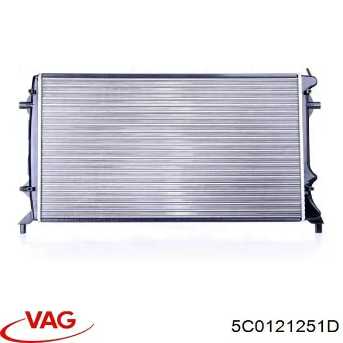 Купити 5C0121251D VAG Радіатор двигуна