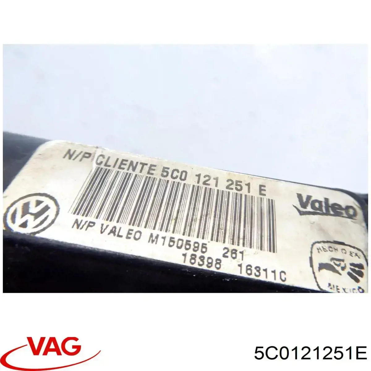 Купити 5C0121251E VAG Радіатор двигуна