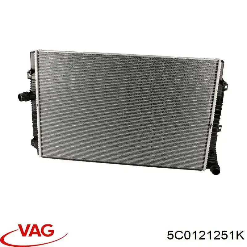 Купити 5C0121251K VAG Радіатор двигуна