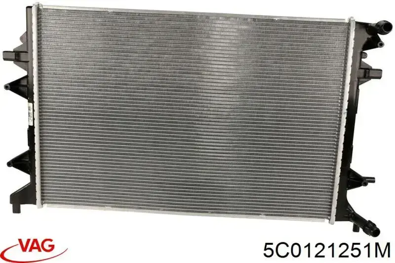 5C0121251M VAG Радіатор охолодження двигуна