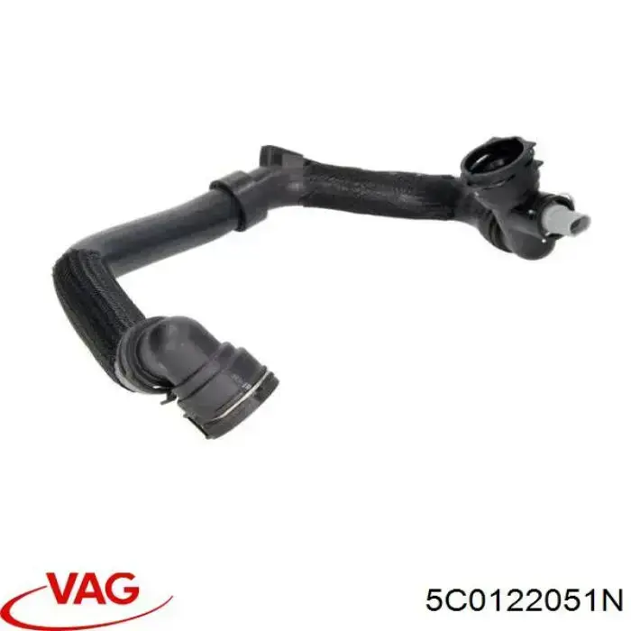 Купити 5C0122051N VAG Шланг/патрубок радіатора охолодження, нижній
