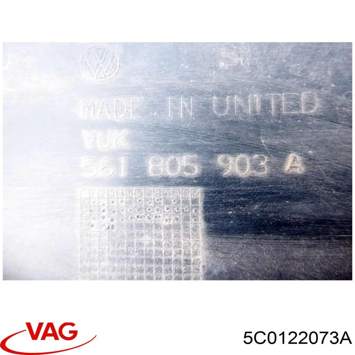 Купити 5C0122073A VAG Трубопроводи і шланги системи охолодження