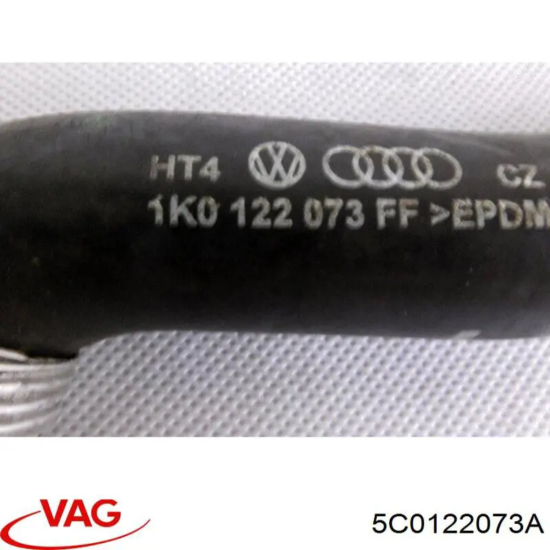 Патрубок термостата 5C0122073A VAG