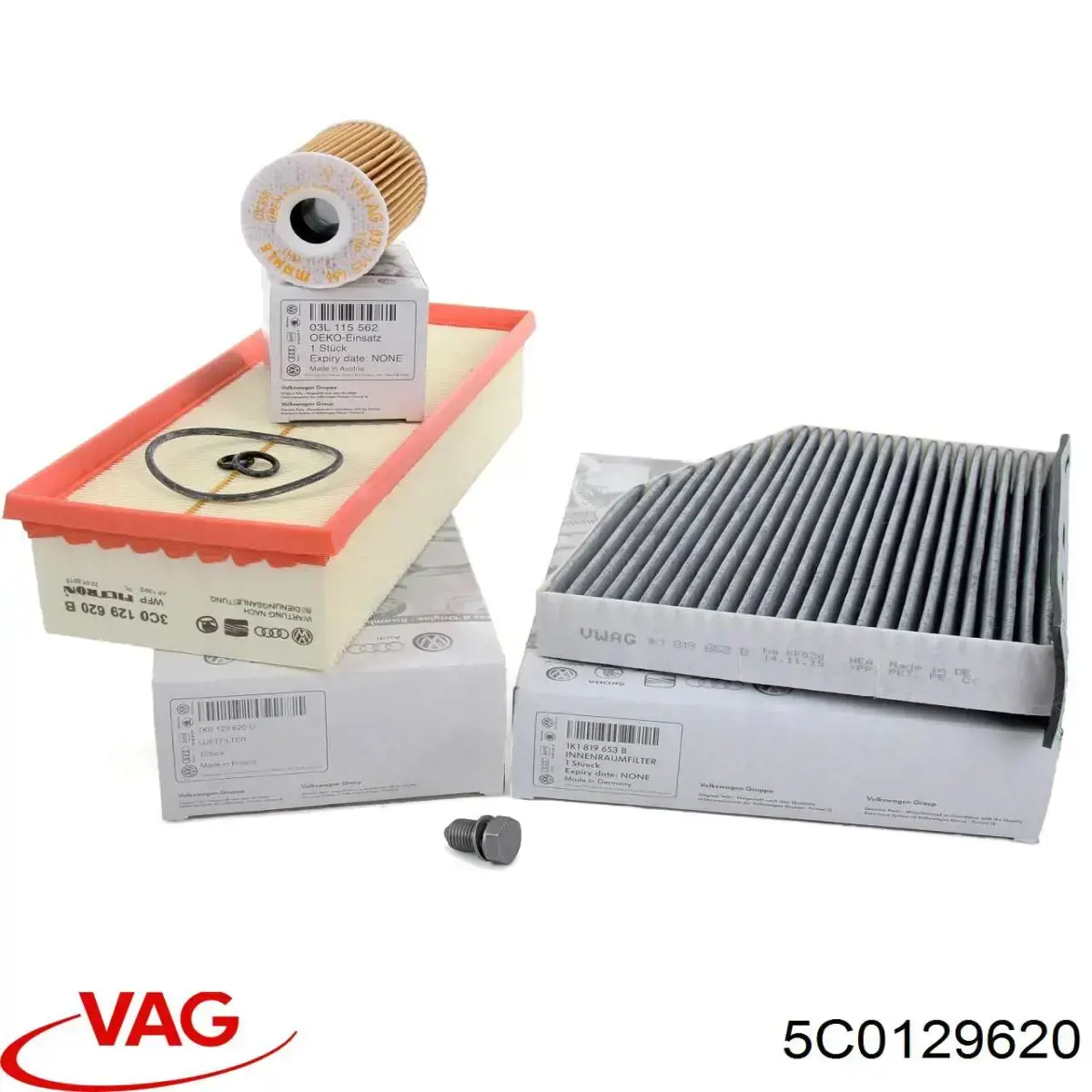 Фільтр повітряний VAG 5C0129620