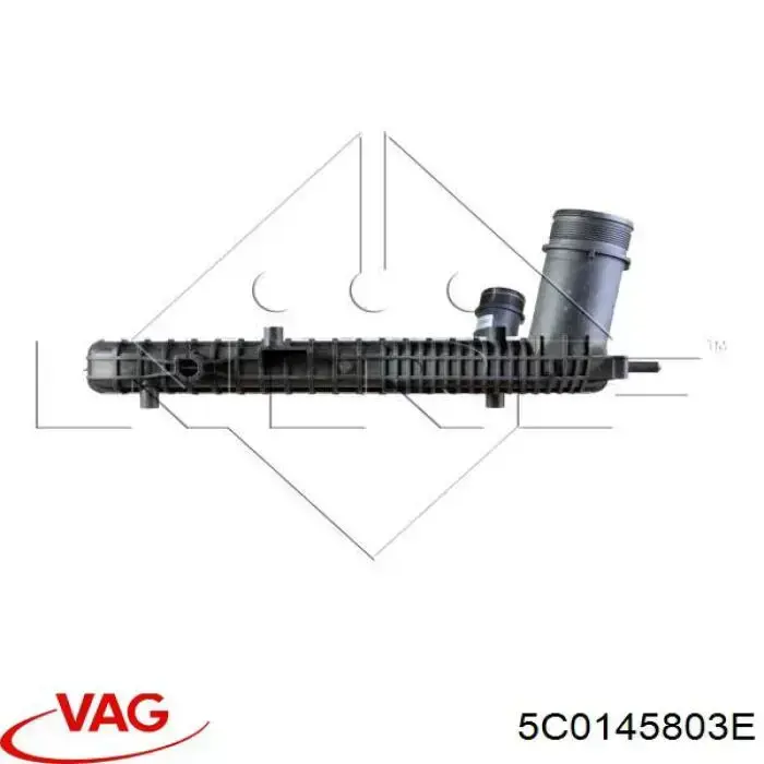Купити 5C0145803E VAG Радіатор интеркуллера