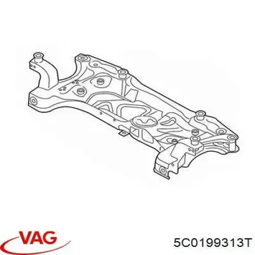 Підрамник передньої підвіски VAG 5C0199313T ціна, від 48.14 USD