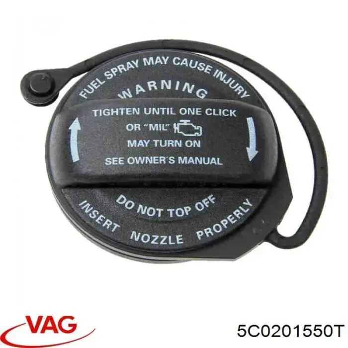 Пробка паливного бака VAG 5C0201550T ціна, від 64.90 USD