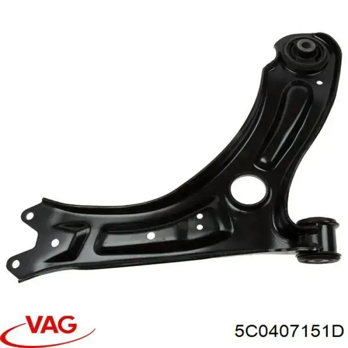 Купити 5C0407151D VAG Лівий важіль передній нижній підвіски