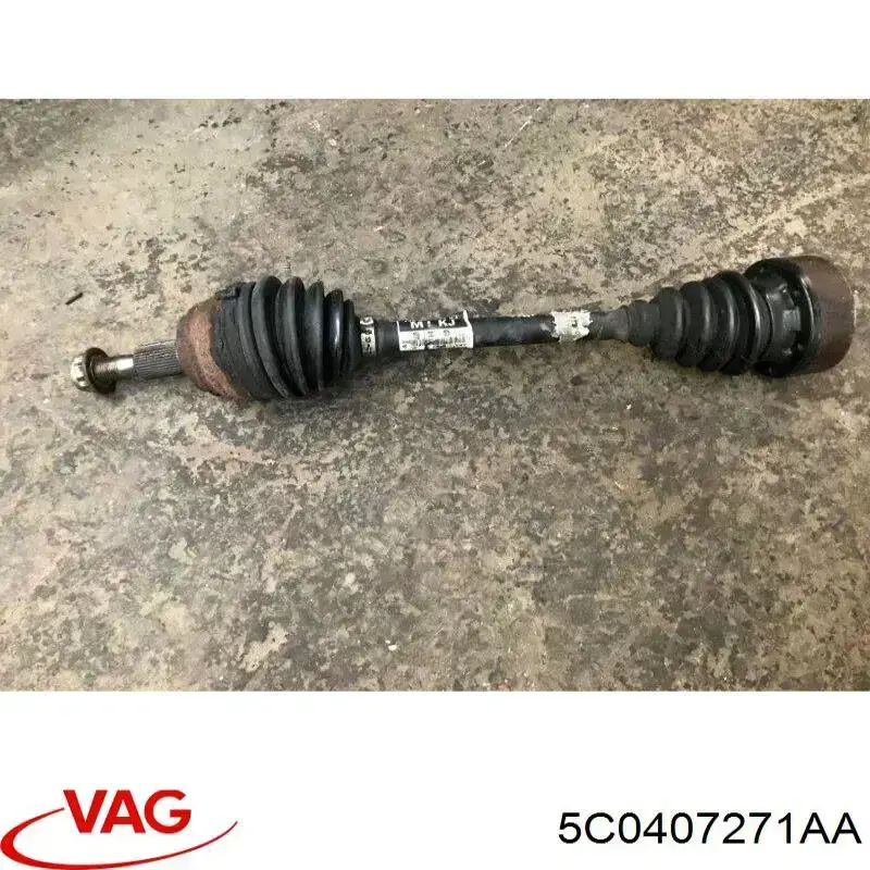 Привід передній лівий VAG 5C0407271AA ціна, від 114.28 USD