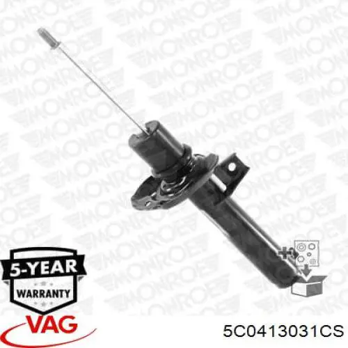 Купити 5C0413031CS VAG Амортизатор передньої підвіски