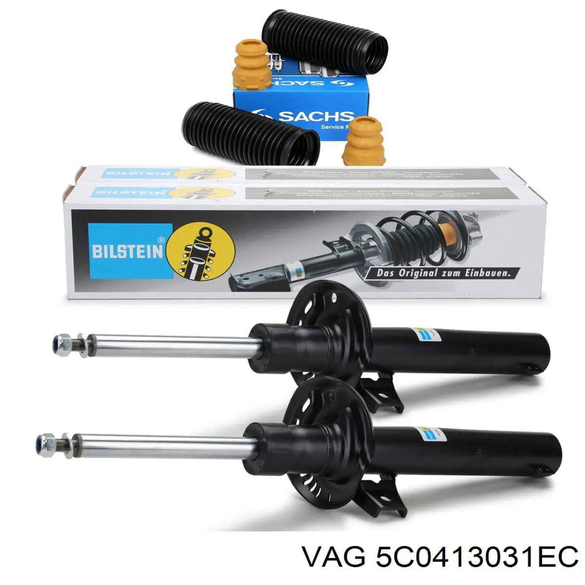 Стойка амортизатора передняя VAG 5C0413031EC ціна, від 226.49 USD
