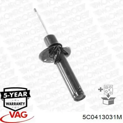 Купити 5C0413031M VAG Амортизатор передньої підвіски