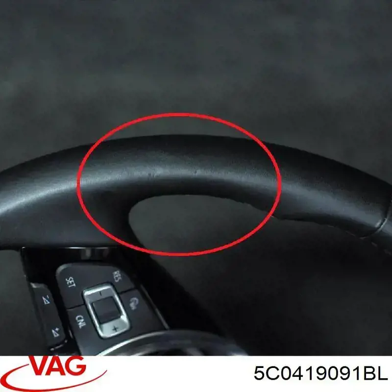 Рульове колесо VAG 5C0419091BL ціна, від 87.50 USD