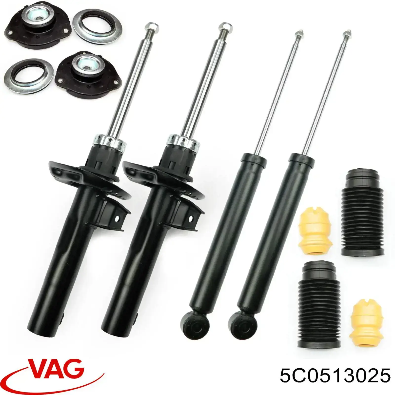 Купити 5C0513025 VAG Стійка амортизатора задня