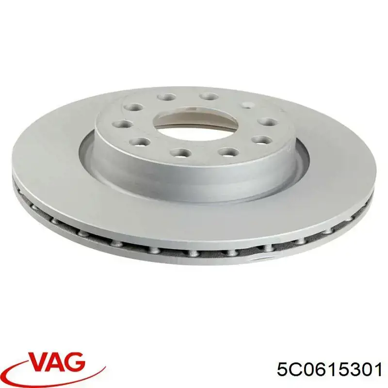 5C0615301 VAG диск гальмівний передній